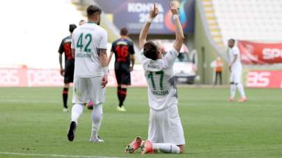 Konyaspor'dan Fatih Karagümrük'e gol yağmuru