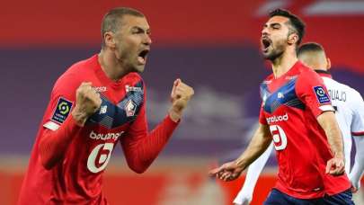 Lille Nice'i Burak Yılmaz ve Zeki Çelik ile yıktı