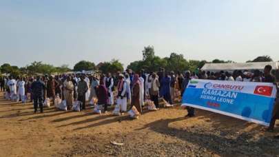 Cansuyu Sierra Leone'de yardım organizasyonu düzenledi