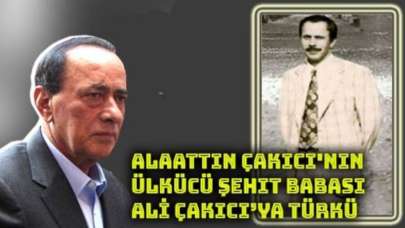 Alaattin Çakıcı'nın Ülkücü Şehit Babası Ali Çakıcı anısına türkü yapıldı