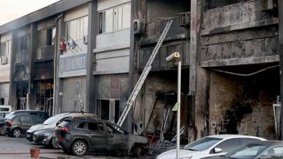 Ankara'da kimyasal madde üreten iş yerinde yangın