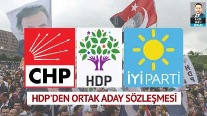 HDP’den ortak aday sözleşmesi