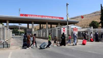 Cilvegözü Sınır Kapısı'ndaki bayram yoğunluğu sona erdi