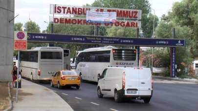 Otogarda dönüş yoğunluğu