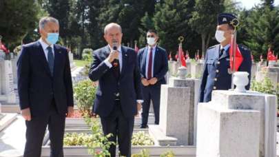 KKTC Cumhurbaşkanı Ersin Tatar’dan Kıbrıs Şehidi Cengiz Topel’e ziyaret