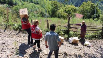 Bartın Belediyesinden sel bölgesine yardım eli