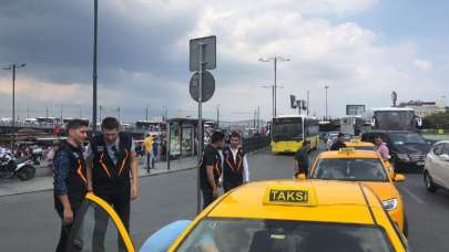 İstanbul'da taksilere denetim