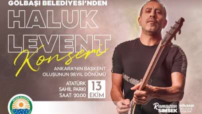 Gölbaşında Haluk Levent rüzgarı esecek