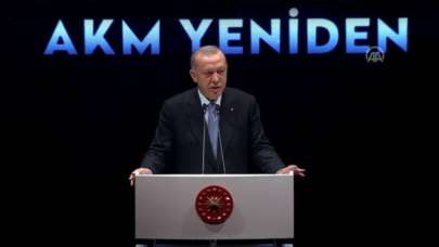 Cumhurbaşkanı Erdoğan'dan AKM açılışında önemli açıklamalar: Asırlar boyunca ayakta kalacak