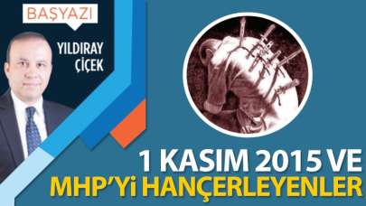 1 Kasım 2015 ve MHP'yi hançerleyenler