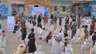 Cansuyu, Yemenli muhtaçlara yardım elini uzattı