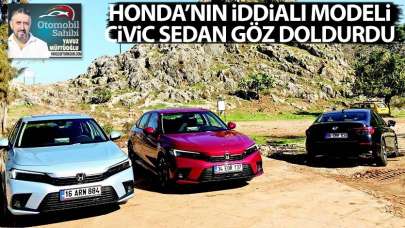 Honda'nın iddialı modeli Civic Sedan göz doldurdu! Sahne onun...