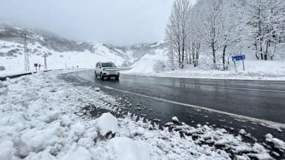 Tunceli'de kar kalınlığı 15 santimetreye ulaştı