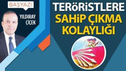 Teröristlere sahip çıkma kolaylığı