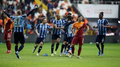 Galatasaray, Adana Demirspor'a mağlup oldu