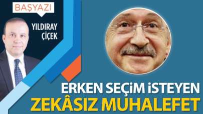 Erken seçim isteyen zekâsız muhalefet