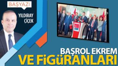 Başrol Ekrem ve figüranları