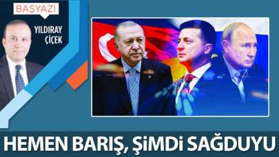 Hemen barış, şimdi sağduyu