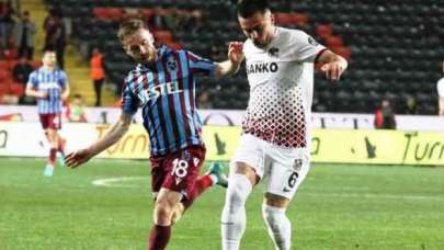 Lider Trabzonspor, Gaziantep'te bir puana razı