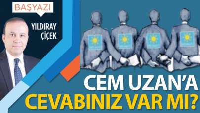 Cem Uzan'a cevabınız var mı?