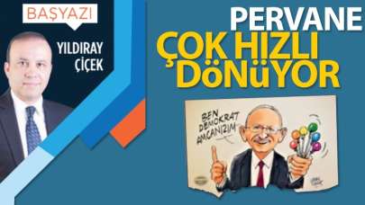 Pervane çok hızlı dönüyor