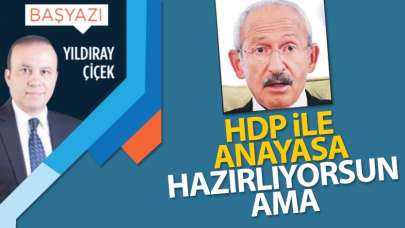 HDP ile anayasa hazırlıyorsun ama