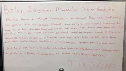 Madencilerden öğrencilere duygulandıran mesaj: Mühendis olun, sağlam binalar yapın