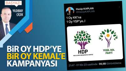 Bir oy HDP'ye bir oy Kemal'e kampanyası