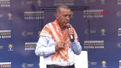 Cumhurbaşkanı Erdoğan: Oyumuzu ya eser siyasetinden ya da yıkım siyasetinden yana kullanacağız