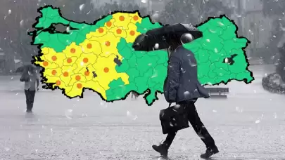 Meteoroloji'den 20 ile sarı kodlu uyarı: Kuvvetli olacak