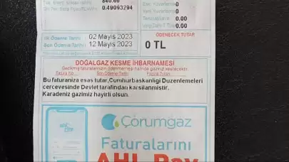 Ücretsiz doğalgaz faturaları evlere ulaşmaya başladı