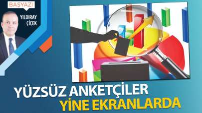 Yüzsüz anketçiler yine ekranlarda