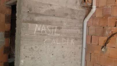 İnşaatta şoke eden not: Nasıl çaldık