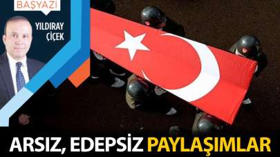 Arsız, edepsiz paylaşımlar