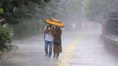 Meteoroloji'den 17 il için sağanak yağış uyarısı