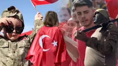 Tüm Türkiye'de 100. yıl coşkusu! Her yer kırmızı-beyaza büründü, 7'den 70'e herkes meydanlara akın etti