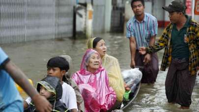 Myanmar’daki selde 27 bin 302 kişi yerinden oldu