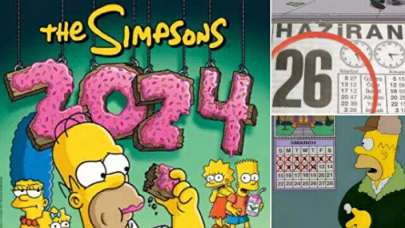 Simpsonslar'dan 2024 için tüyler ürperten tahmin: Tarih tarih açıklandı! Tüm dünya bu olayı konuşacak