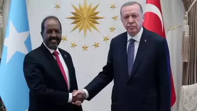 Cumhurbaşkanı Erdoğan, Somali Cumhurbaşkanı ile görüştü