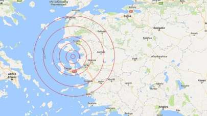 Ege Denizi'nde şiddetli deprem