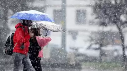 31 il için sarı ve turuncu kodlu kar uyarısı!