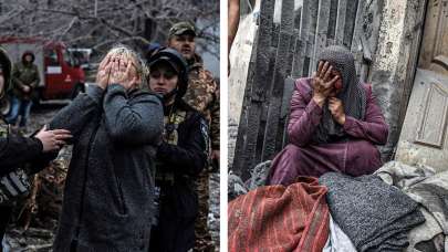 Bir yanda Ukrayna bir yanda Gazze! Savaşın izleri karelerde...