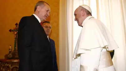 Cumhurbaşkanı Erdoğan'dan Papa Fransuva'ya Filistin mektubu!