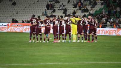 Trabzonspor'dan 1 dakikalık protesto