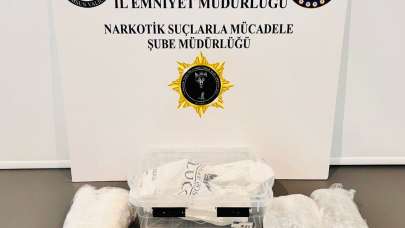 Samsun'da yolcu otobüsünde 1,5 kilogram uyuşturucu ele geçirildi