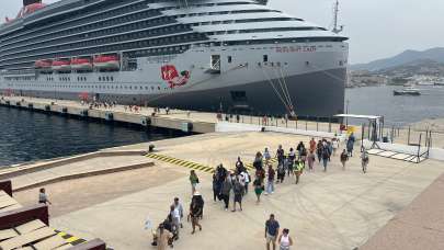 Bodrum, Resilient Lady kruvaziyeriyle gelen 2355 turisti ağırladı