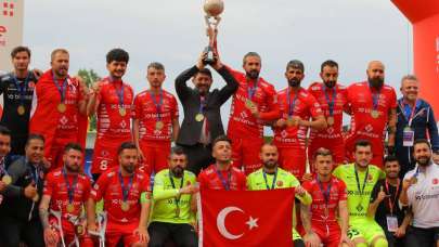 Ampute Milli Futbol Takımı, Avrupa şampiyonluk kupasını aldı