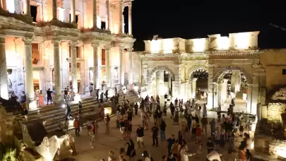 Gece müzeciliği turizmi canlandırdı! Ören yerlerine ilgi arttı!