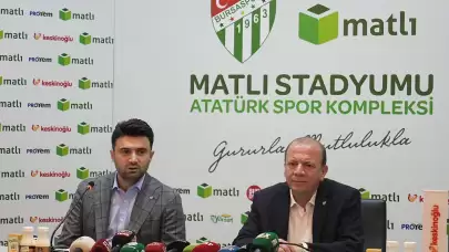 Bursaspor stadının ismi değişti: Atatürk Spor Kompleksi Matlı Stadyumu