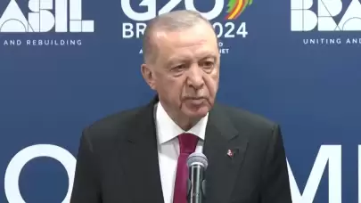 Cumhurbaşkanı Erdoğan: İsrail'in Gazze'deki zulmüne sessiz kalanlar tarih affetmeyecek